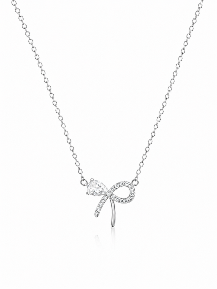 925 Sterling Silver Mixed Silver & Rose Gold Chain Pendant