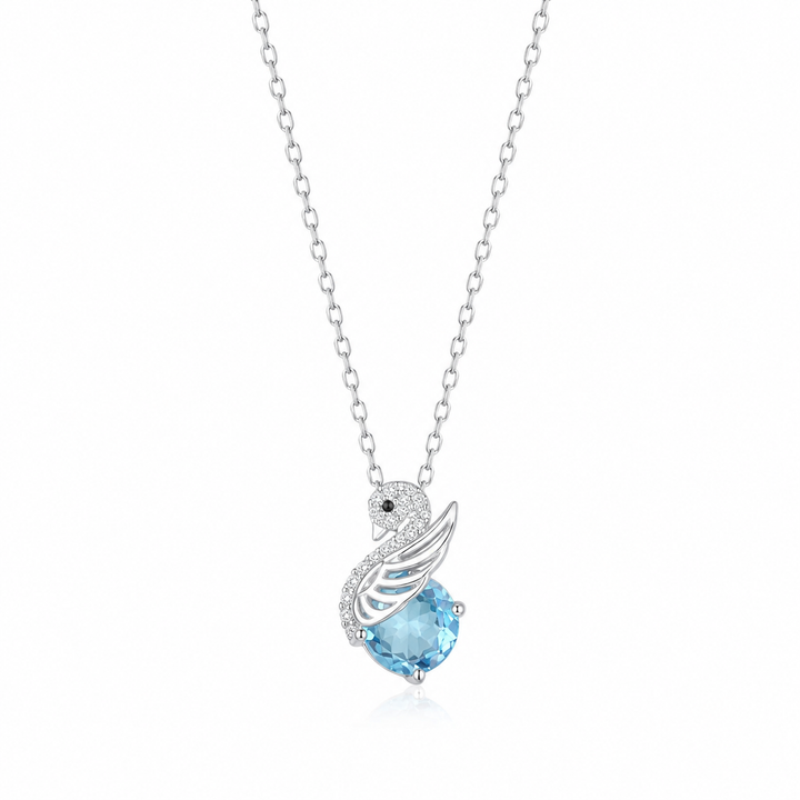 925 Sterling Silver Mixed Silver & Rose Gold Chain Pendant