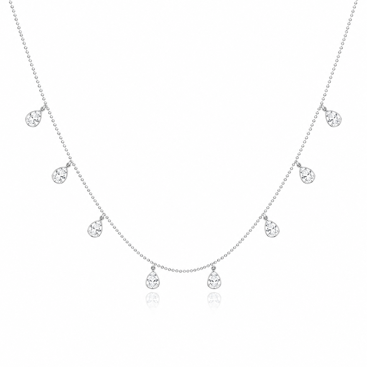 925 Sterling Silver Mixed Silver & Rose Gold Chain Pendant