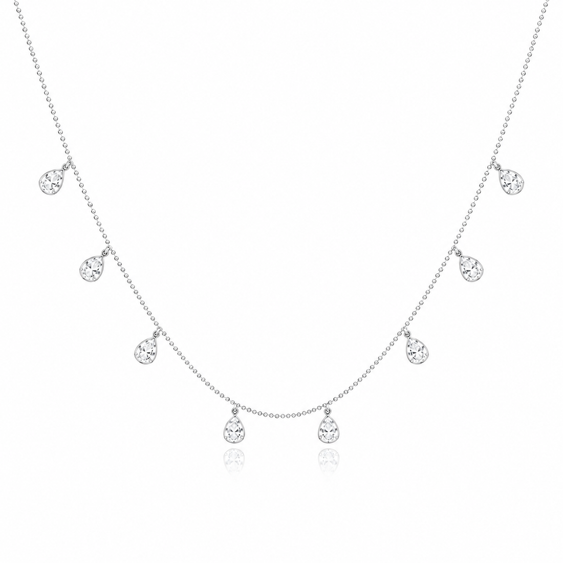 925 Sterling Silver Mixed Silver & Rose Gold Chain Pendant