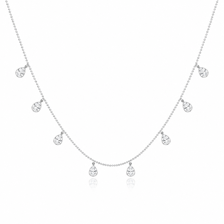 925 Sterling Silver Mixed Silver & Rose Gold Chain Pendant