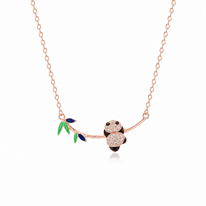 925 Sterling Silver Mixed Silver & Rose Gold Chain Pendant