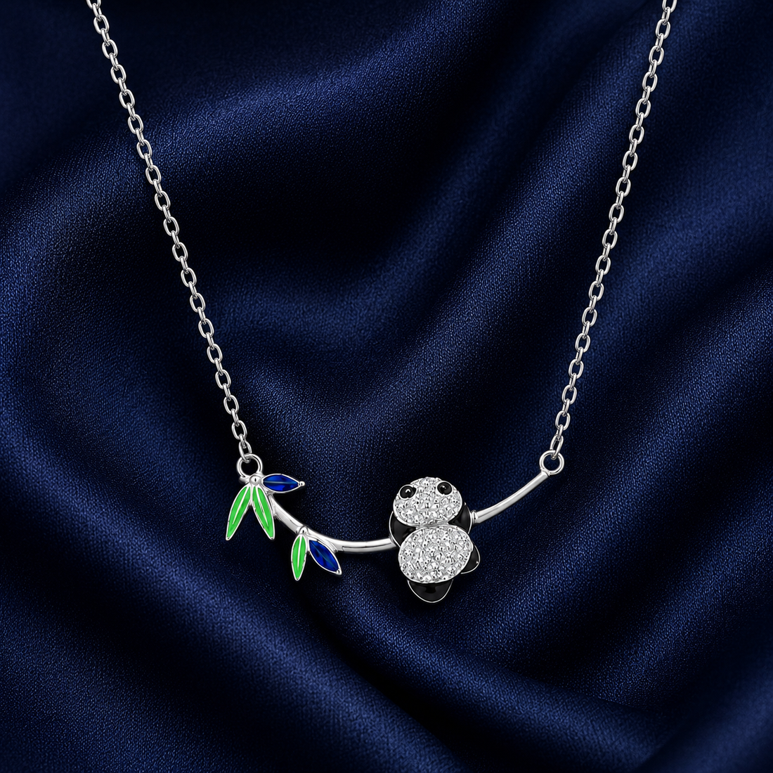 925 Sterling Silver Mixed Silver & Rose Gold Chain Pendant