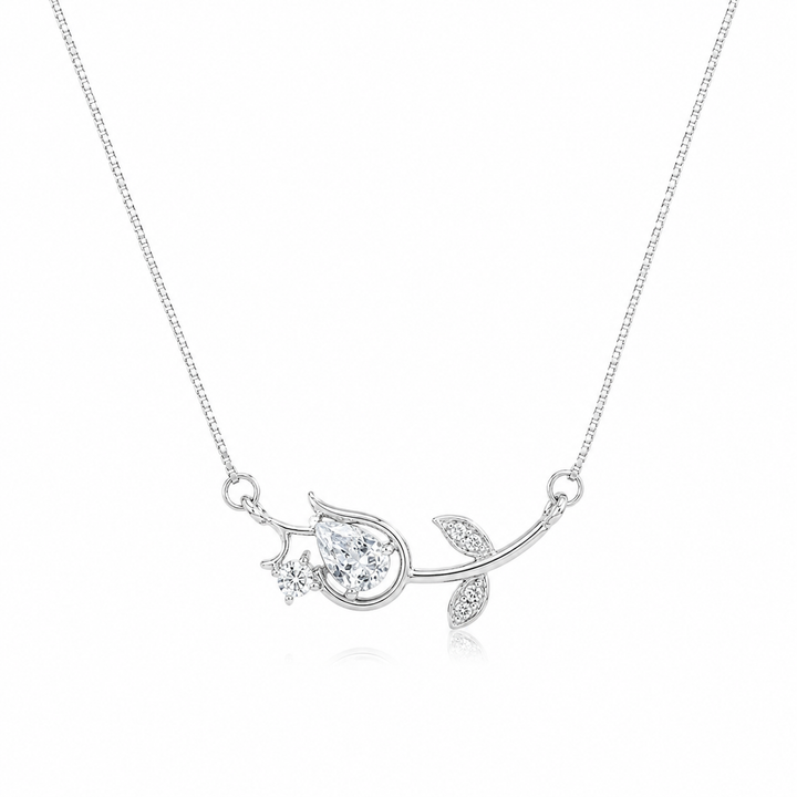 925 Sterling Silver Silver Chain Pendant – Tulip