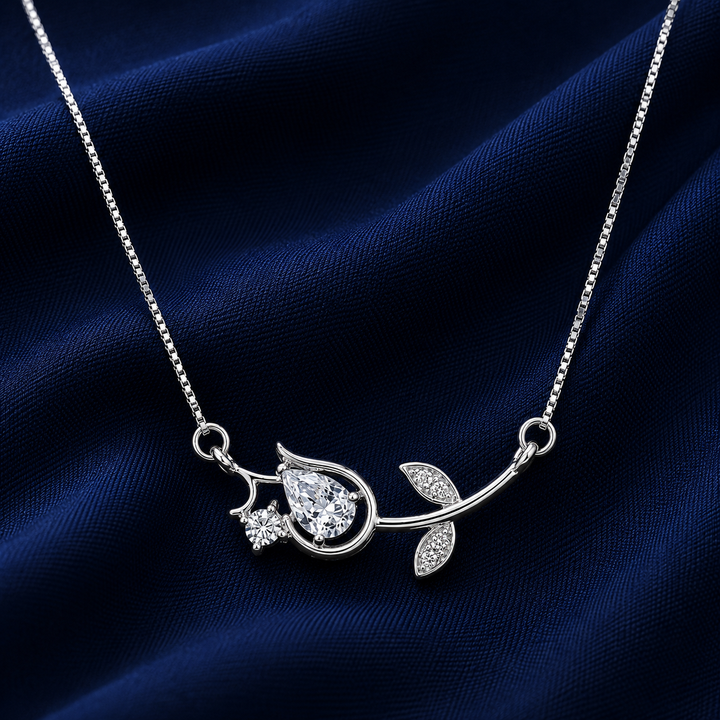 925 Sterling Silver Silver Chain Pendant – Tulip