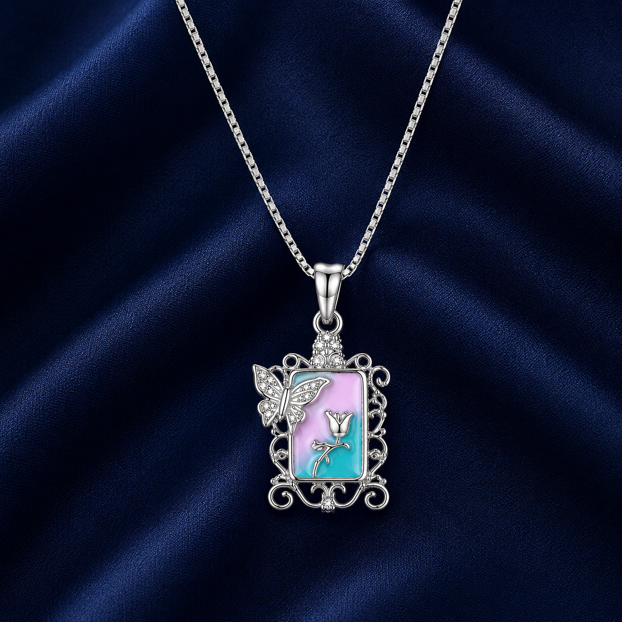 925 Sterling Silver Silver Chain Pendant