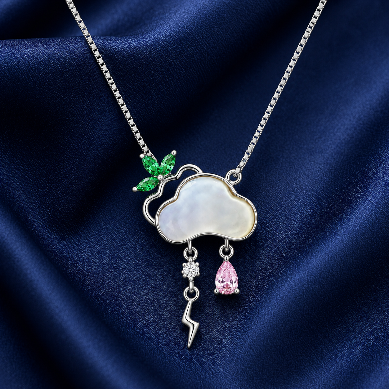 925 Sterling Silver Whimsical Unicorn Pendant Necklace - Silver Finish - alternate view