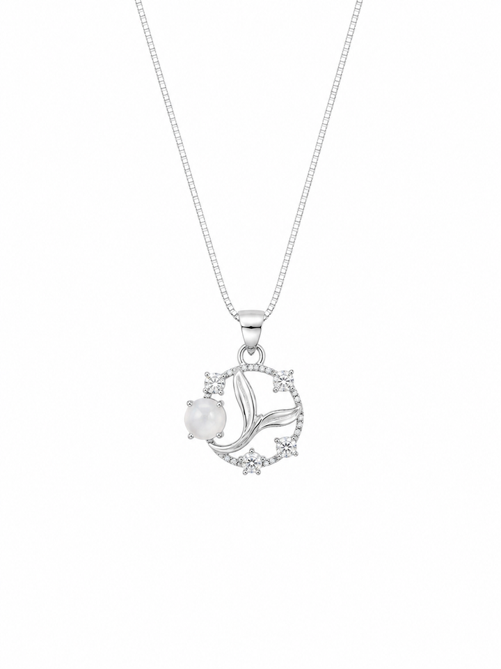 925 Sterling Silver Round Geometric Medallion Pendant Necklace - Silver Finish - front view