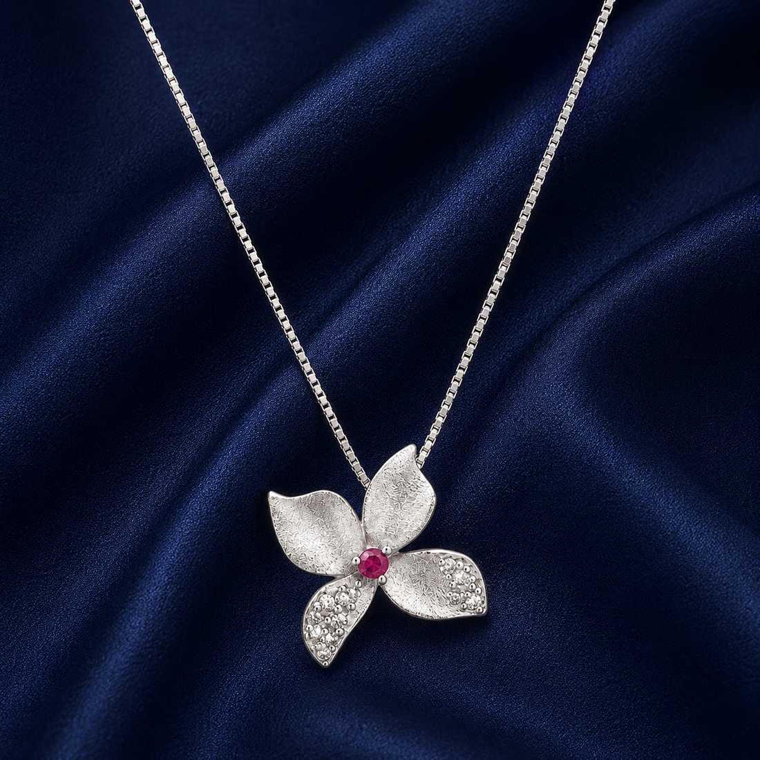 925 Sterling Silver Dragonfly Pendant Necklace - Silver Finish - alternate view
