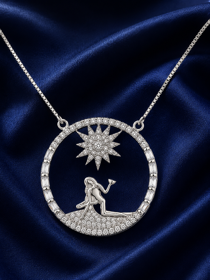 925 Sterling Silver Tree of Life Medallion Pendant Necklace - Silver Finish - alternate view