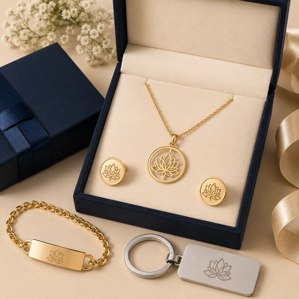 Floating luxury jewelry element
