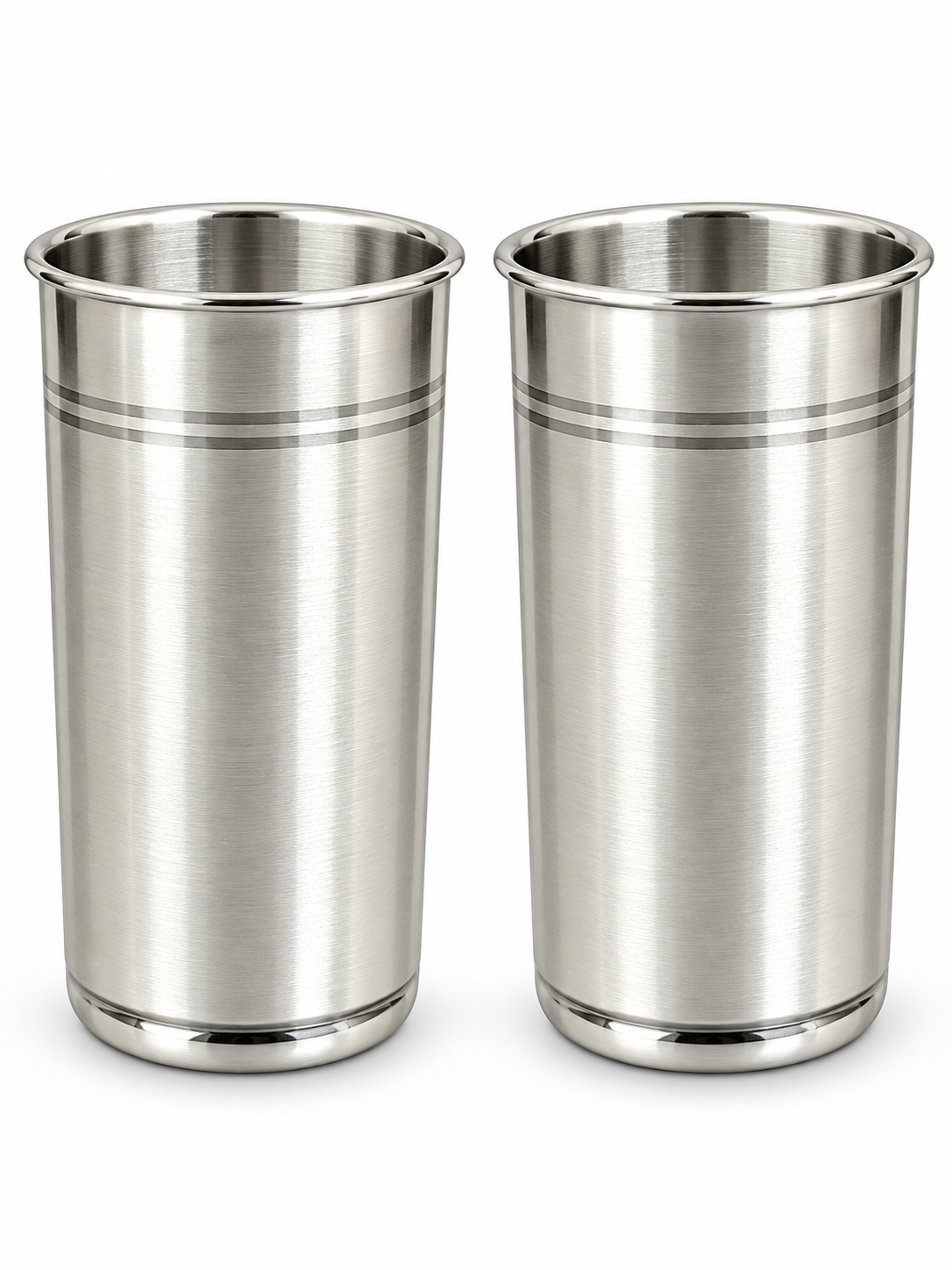 Pure Silver Classic Drinking Glass Set of 2 - Image 1