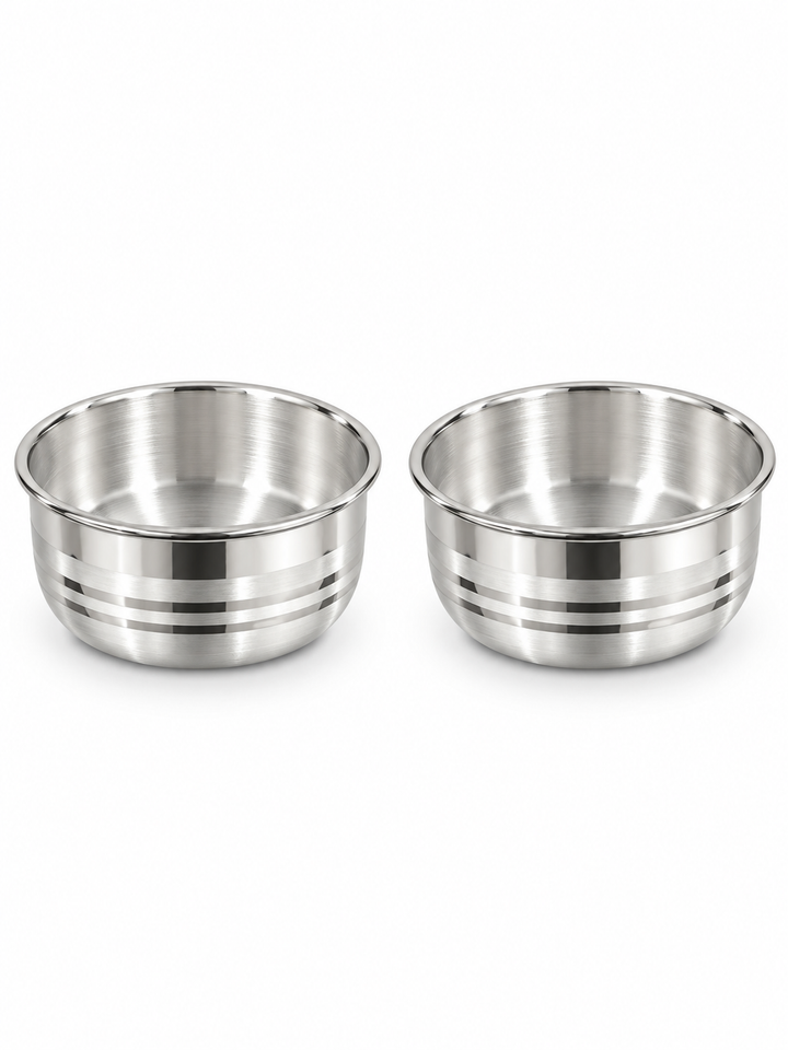 Pure Silver Bowl Set of 2 - Image 1