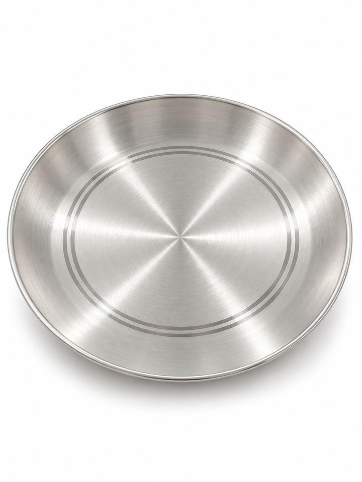Pure Silver Dining Plate - DI017 - Image 1