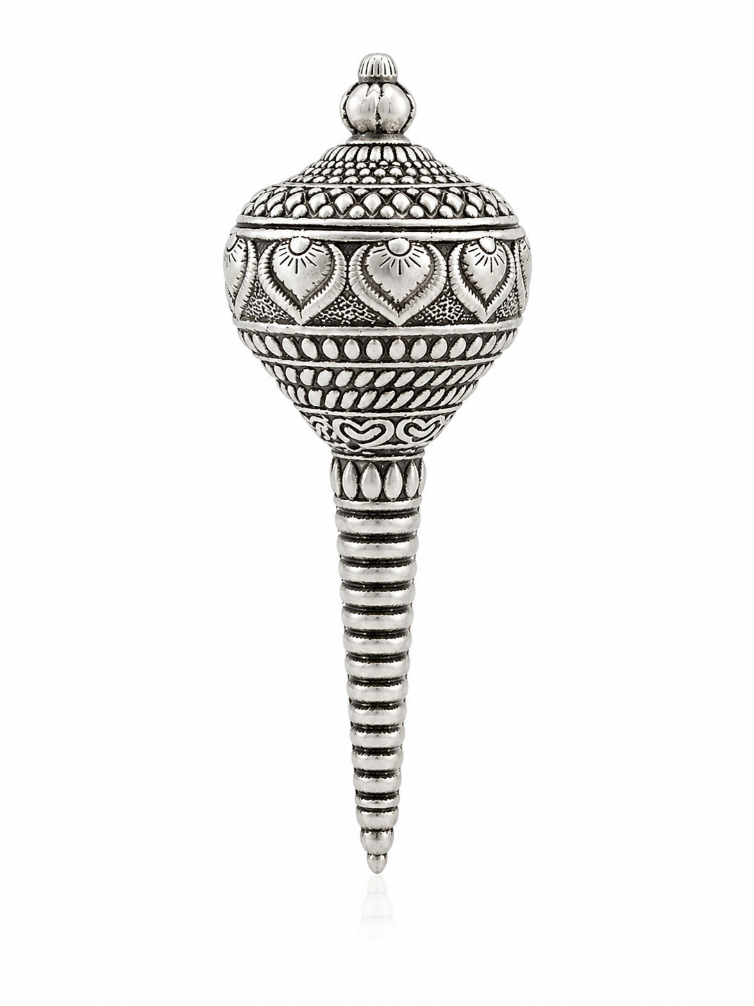 925 Sterling Silver Gada Idol – Divine Symbol of Strength, Power & Protection | Traditional Silver Pooja & Gifting Idol - image 1