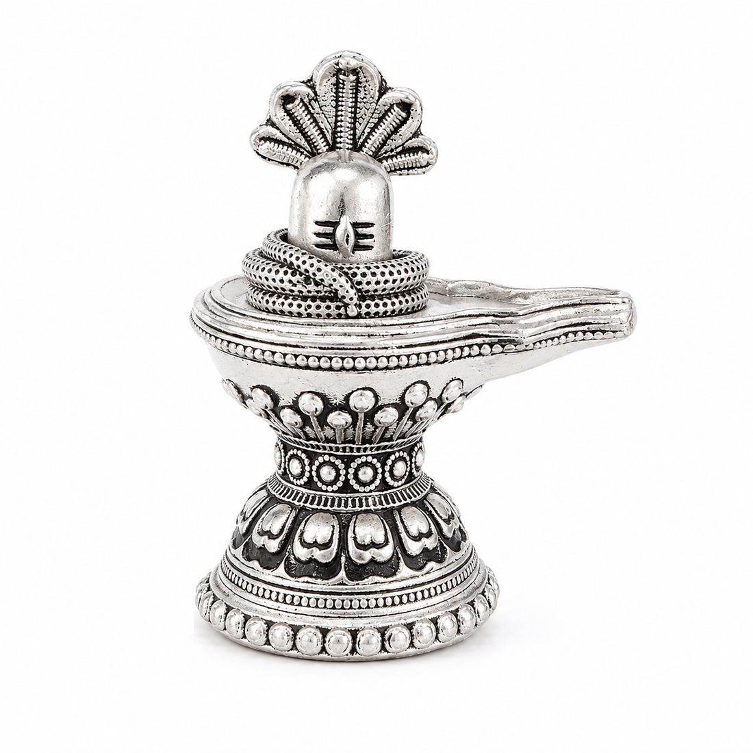 925 Sterling Silver Shivling Idol | Handcrafted Lord Shiva Statue for Pooja, Home & Gifting - image 4