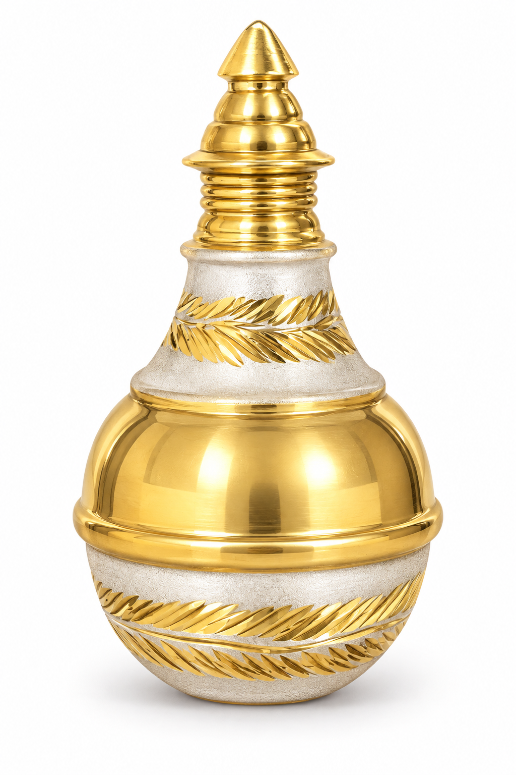 Two-Tone Silver Surma Dani with Applicator