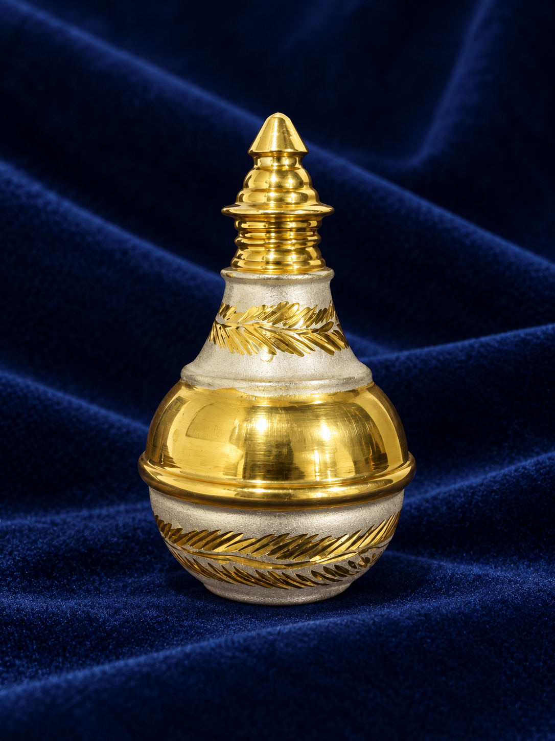 Two-Tone Silver Surma Dani with Applicator