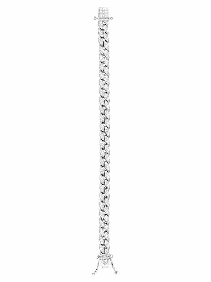 Textured Link Chain Men's Bracelet