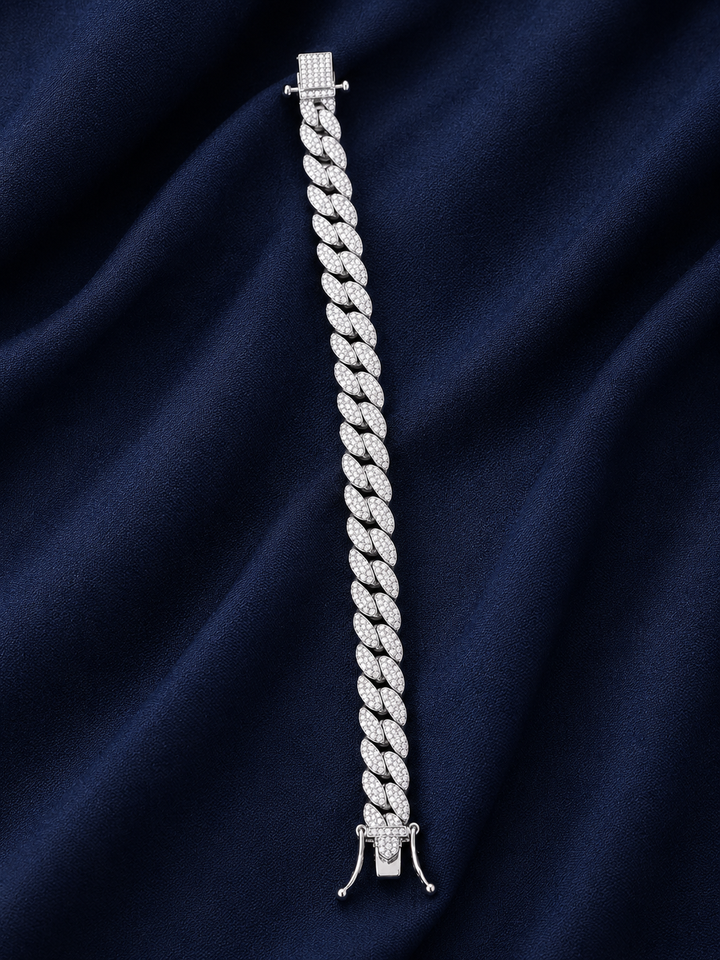 Textured Link Chain Men's Bracelet