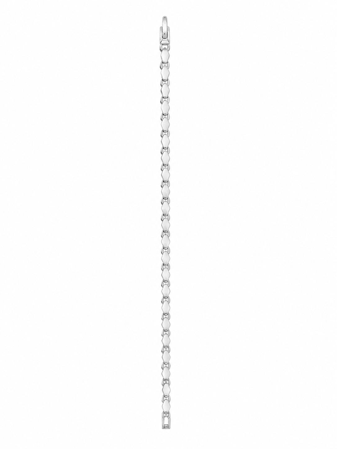 925 Sterling Silver Slim Chain Bracelet for Men