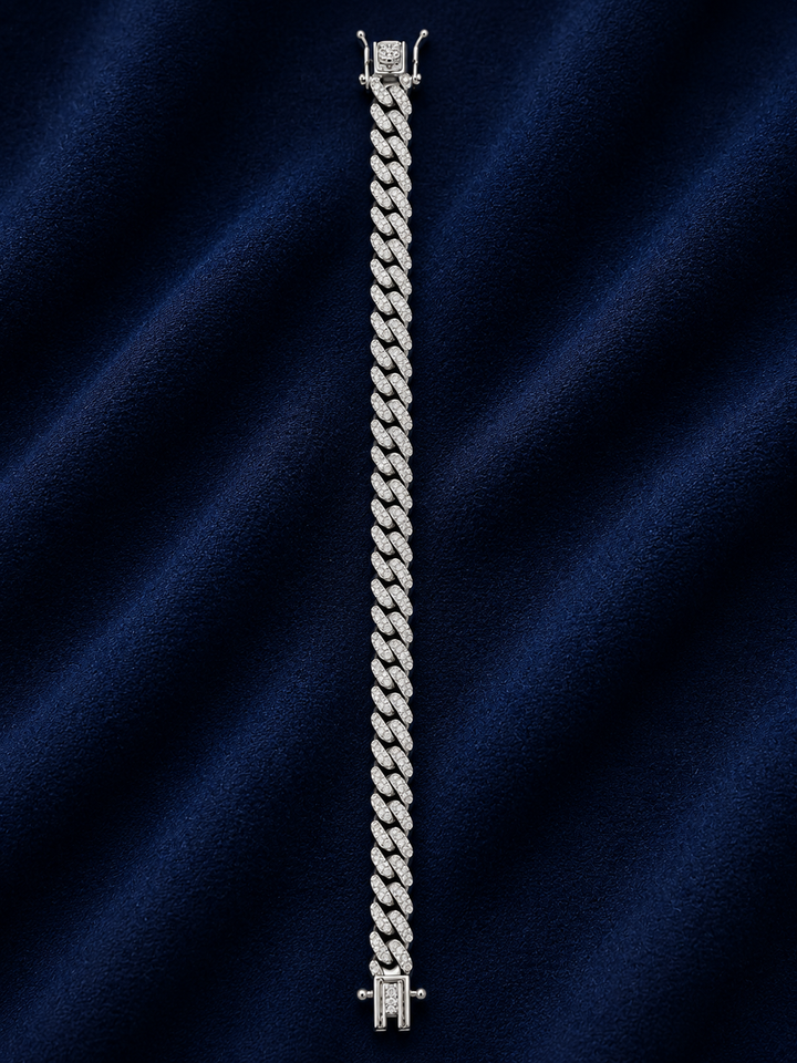925 Sterling Silver Men's Chain Bracelet