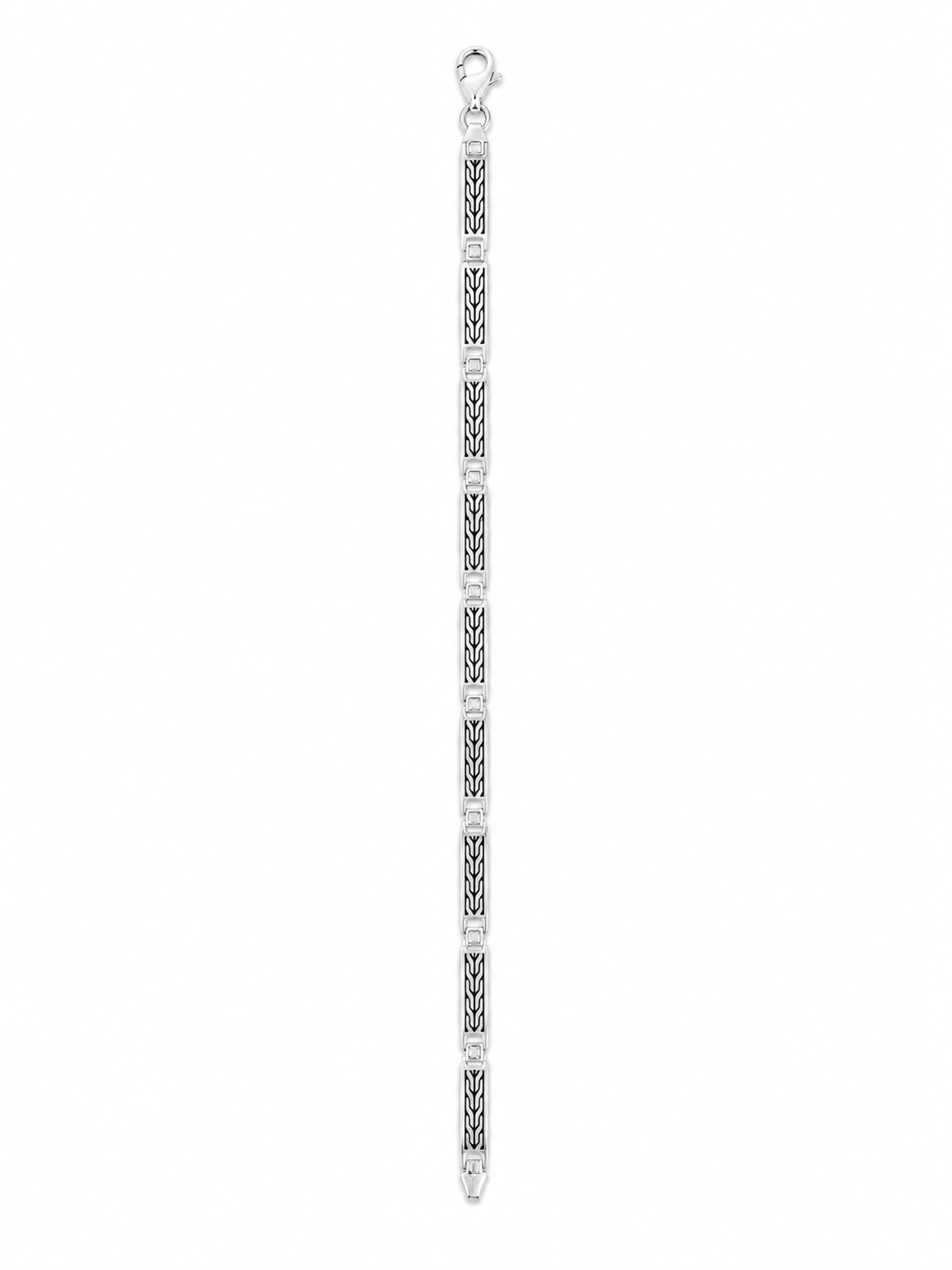 925 Sterling Silver Slim Link Bracelet for Men