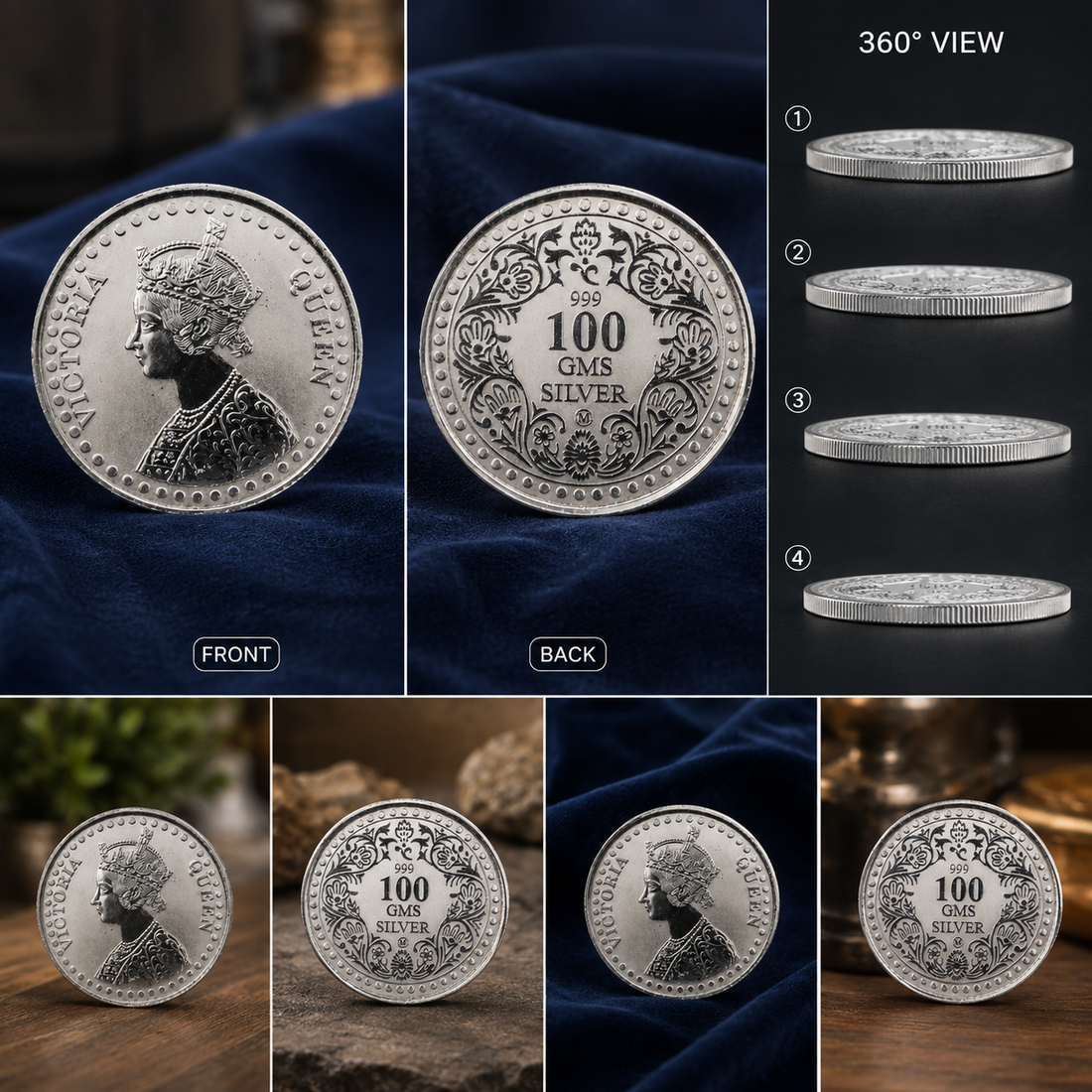 100 grms victoria coin