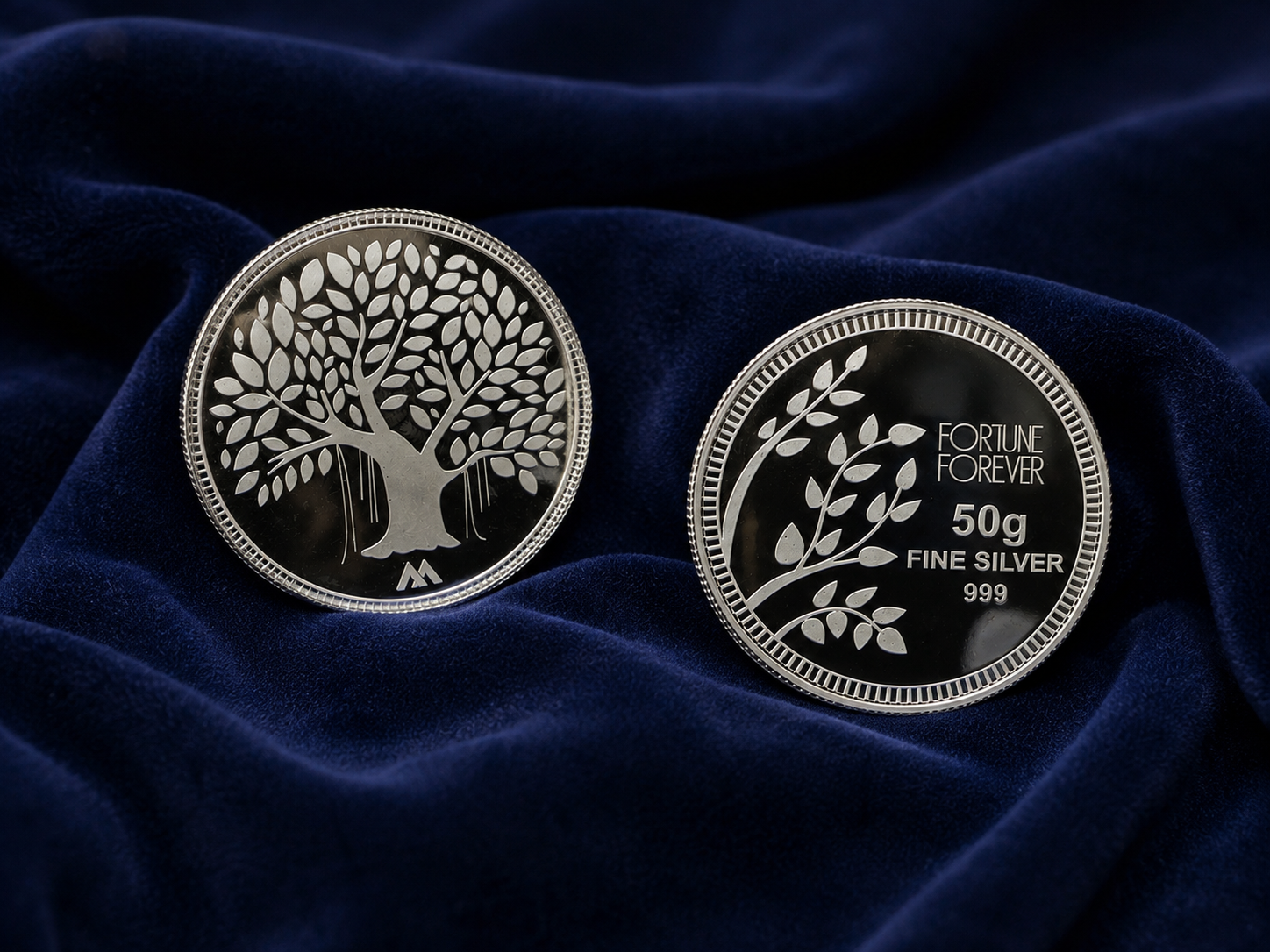 50g 999 Pure Silver Tree of Life Coin – Fortune Forever Premium Silver Coin for Gifting & Collection