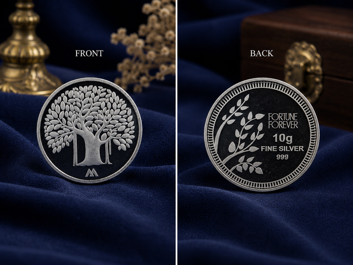 10g 999 Pure Silver Tree of Life Coin – Fortune Forever Premium Silver Coin for Gifting & Collection