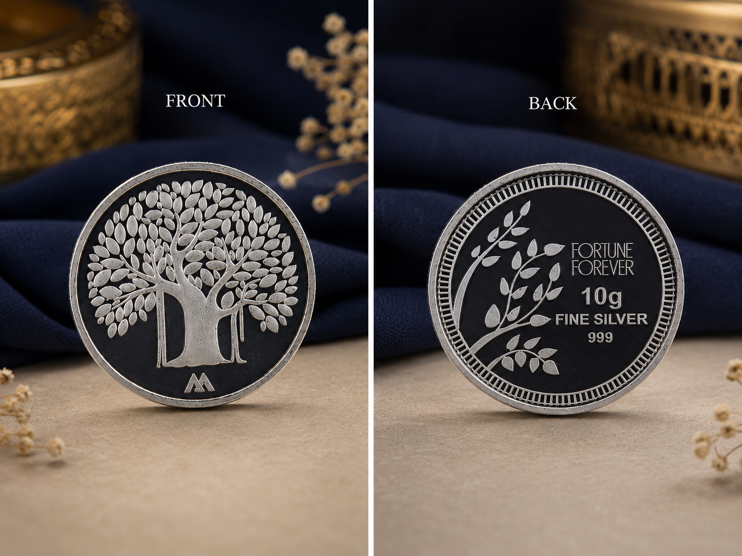 10g 999 Pure Silver Tree of Life Coin – Fortune Forever Premium Silver Coin for Gifting & Collection