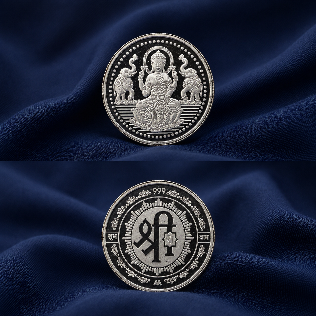 5 Gram 999 Pure Silver Lakshmiji Coin