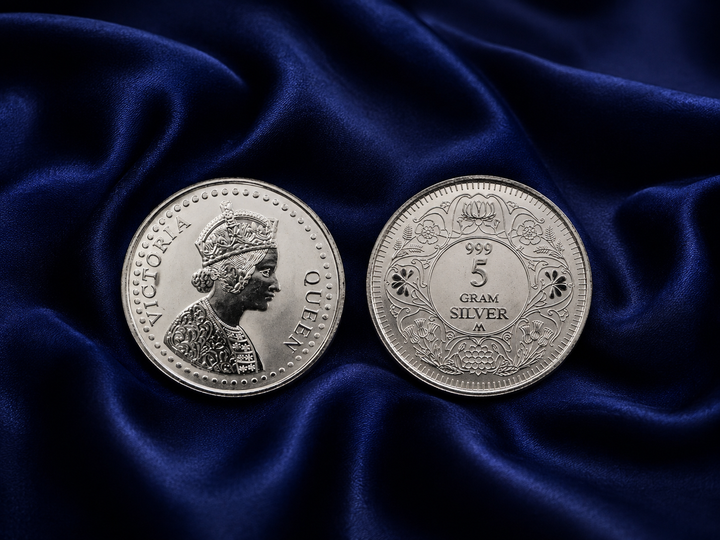 5 Gram 999 Pure Silver Victoria Queen Coin