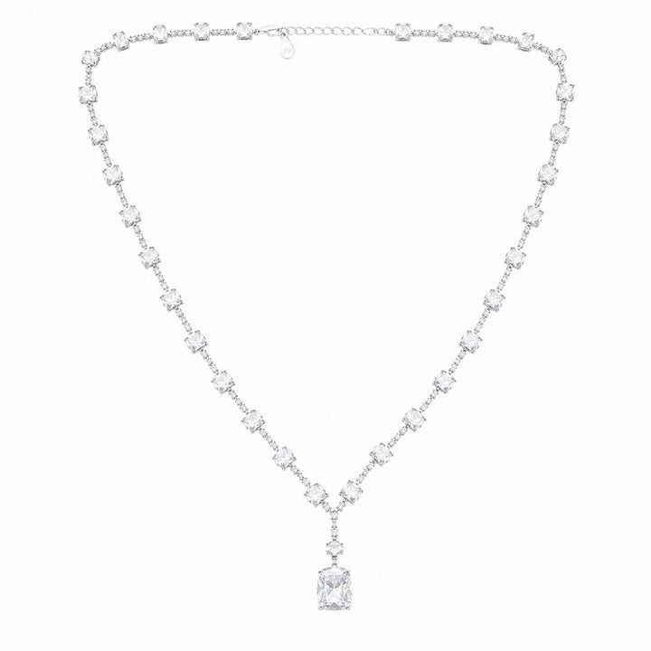 Silver Tennis 92.5 Sterling Silver Necklace