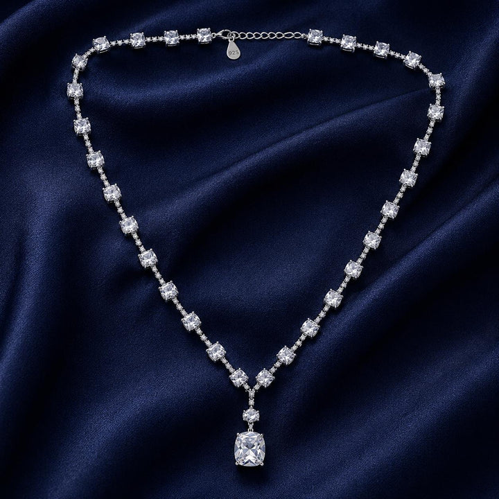 Silver Tennis 92.5 Sterling Silver Necklace