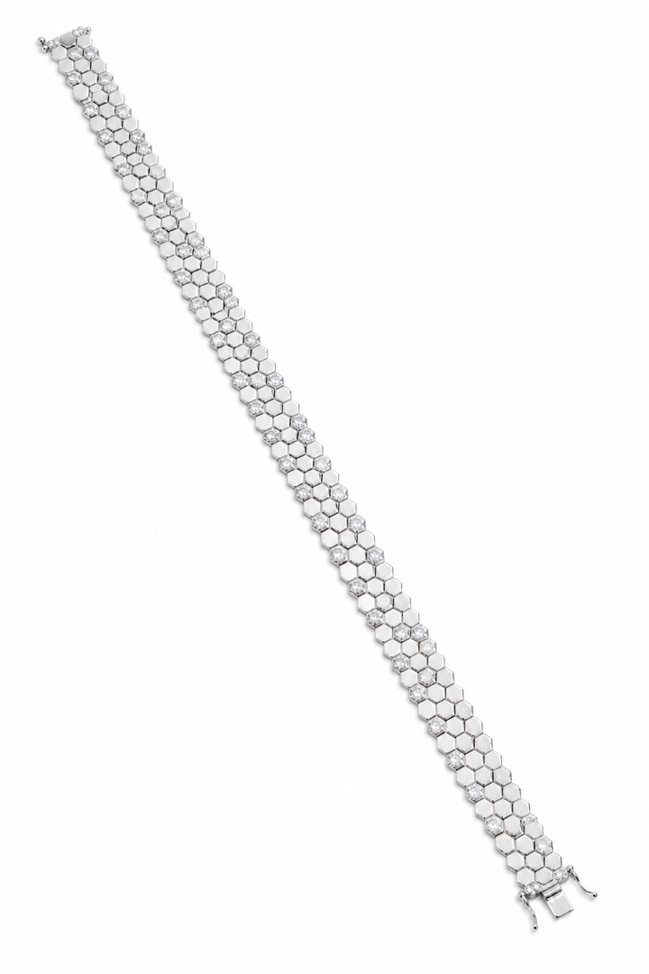 925 Sterling Silver Bold Men's Link Bracelet