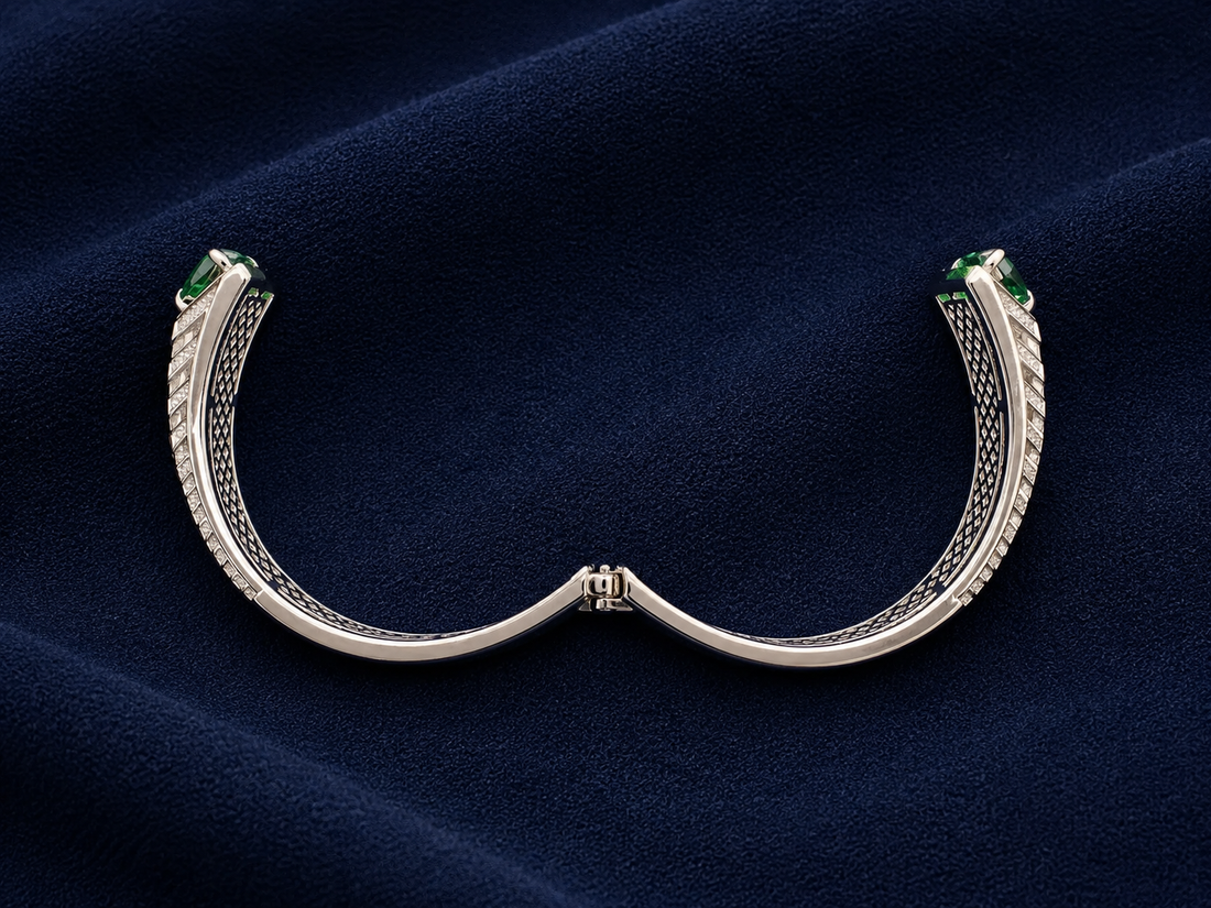 925 Sterling Silver Free Size Women's Kada