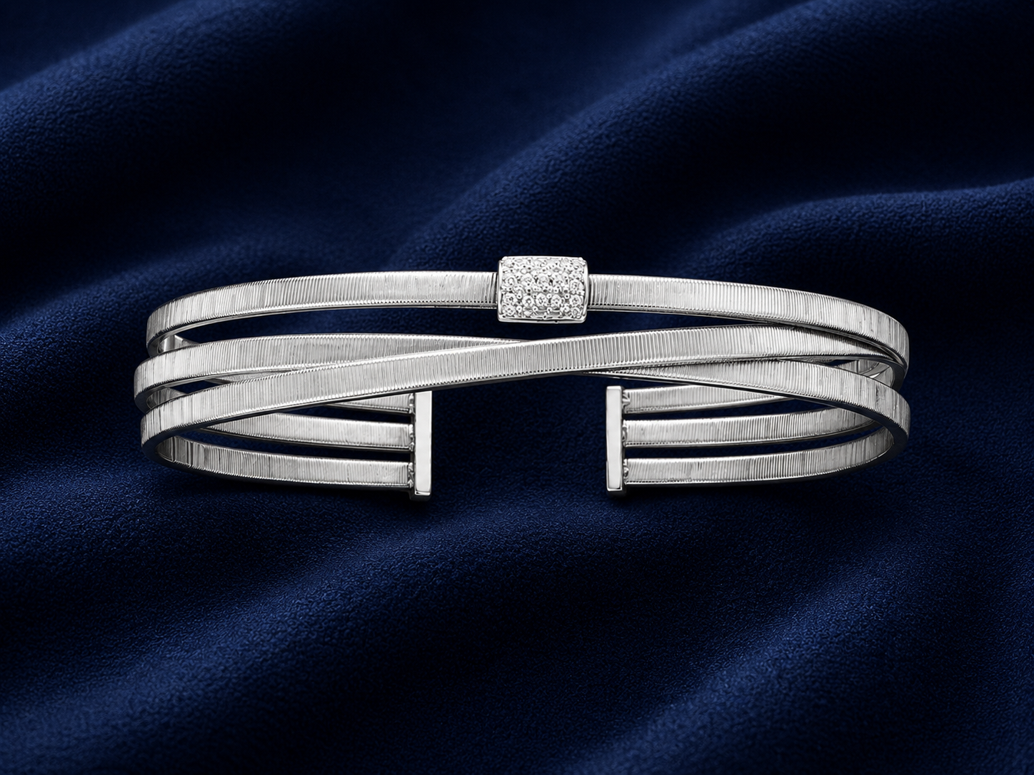 925 Sterling Silver Free Size Women's Kada