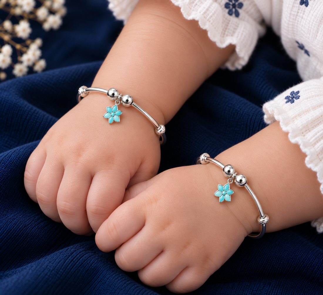 925 Sterling Silver Kids Kada - KKD002 - Image 2