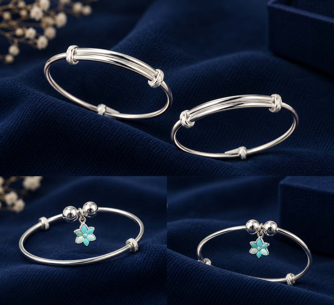 925 Sterling Silver Kids Kada - KKD002 - Image 3