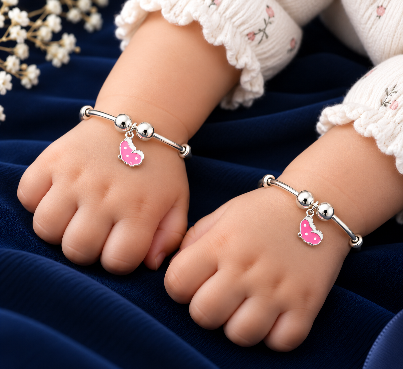 925 Sterling Silver Kids Kada - KKD008 - Image 2
