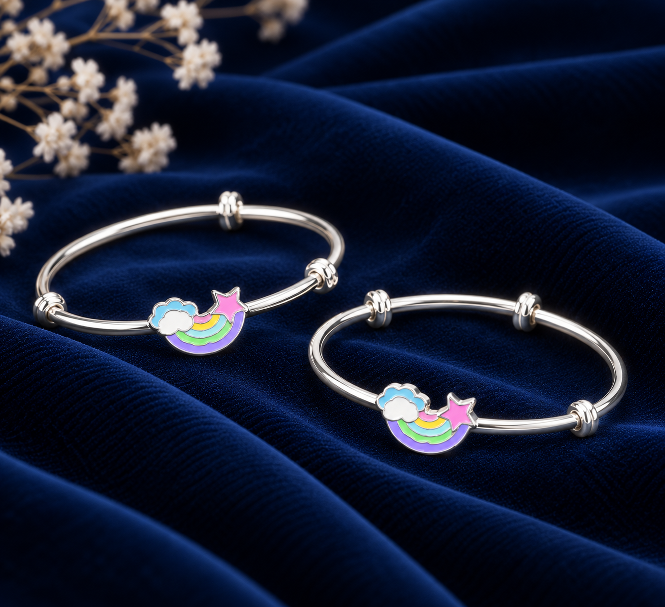 925 Sterling Silver Kids Kada - KKD015 - Image 1