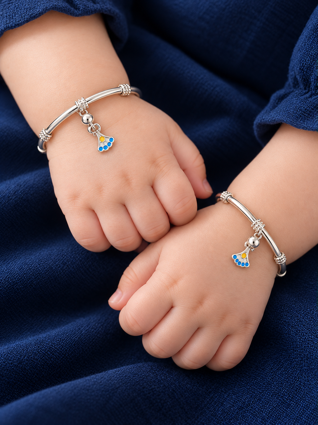 925 Sterling Silver Kids Kada - KKD018 - Image 2