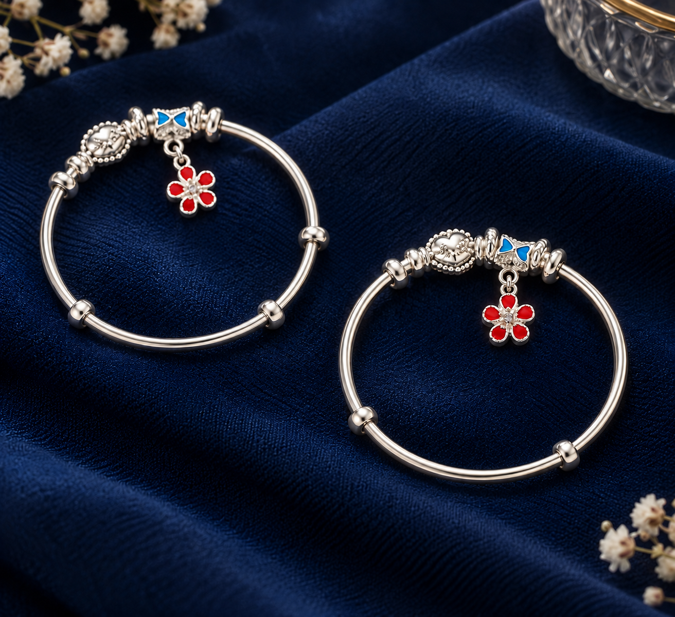 925 Sterling Silver Kids Kada - KKD019 - Image 1