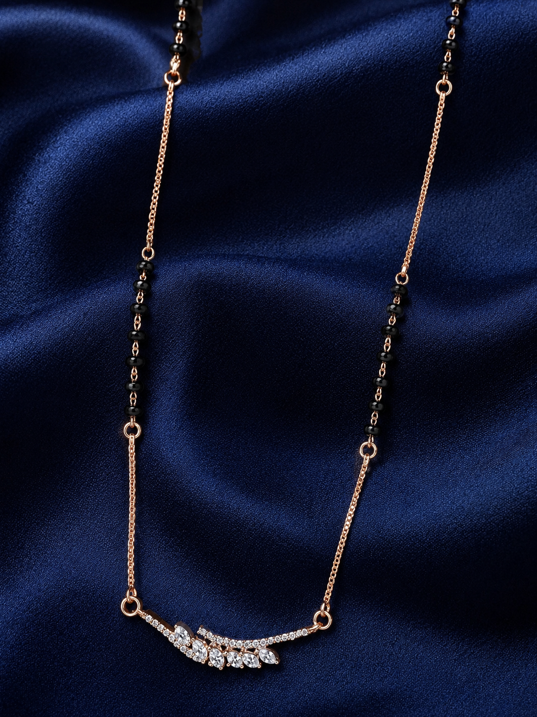 925 Sterling Silver Mangalsutra for Women - Silver Finish - image 1
