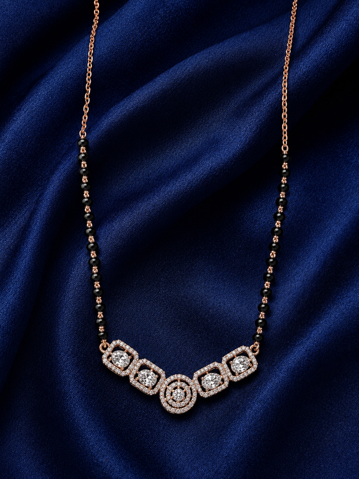 925 Sterling Silver Mangalsutra for Women - Silver Finish - image 1