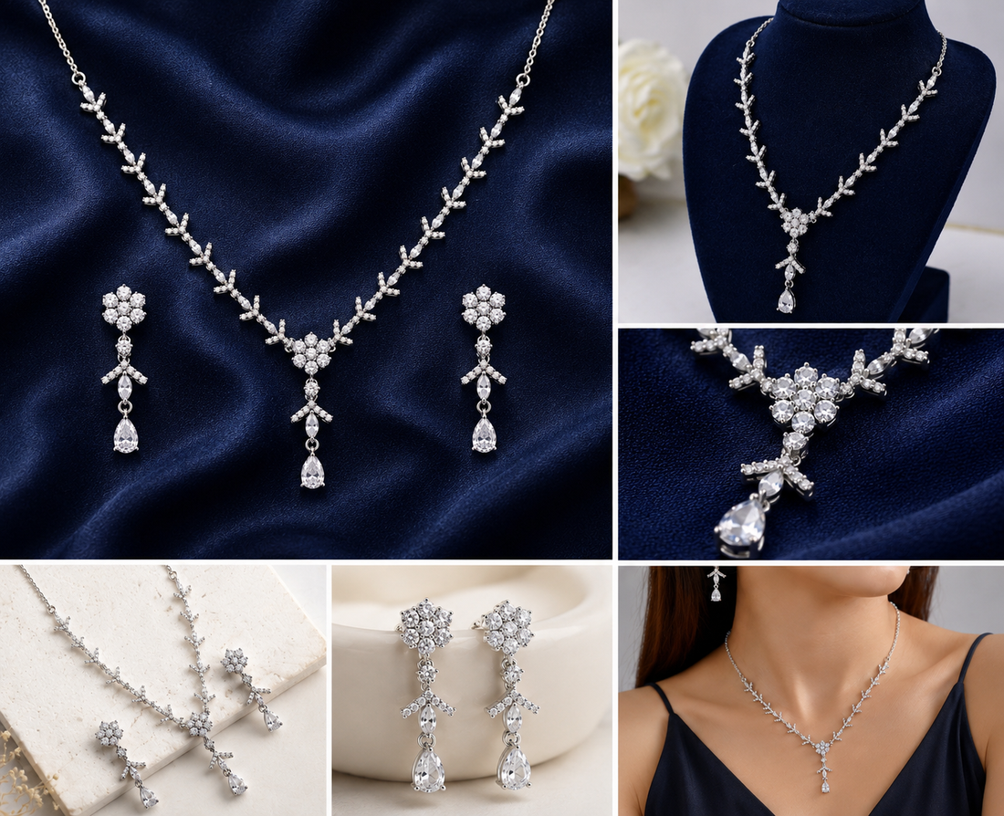 Silver Elegant 92.5 Sterling Silver Necklace - image 3