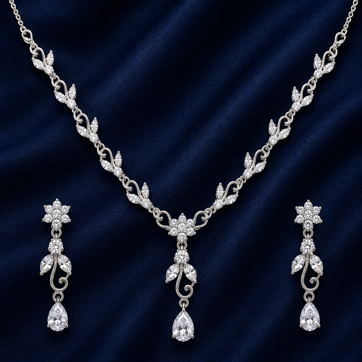 Silver Elegant 92.5 Sterling Silver Necklace - image 1