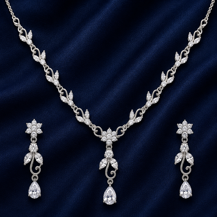 Silver Elegant 92.5 Sterling Silver Necklace - image 1