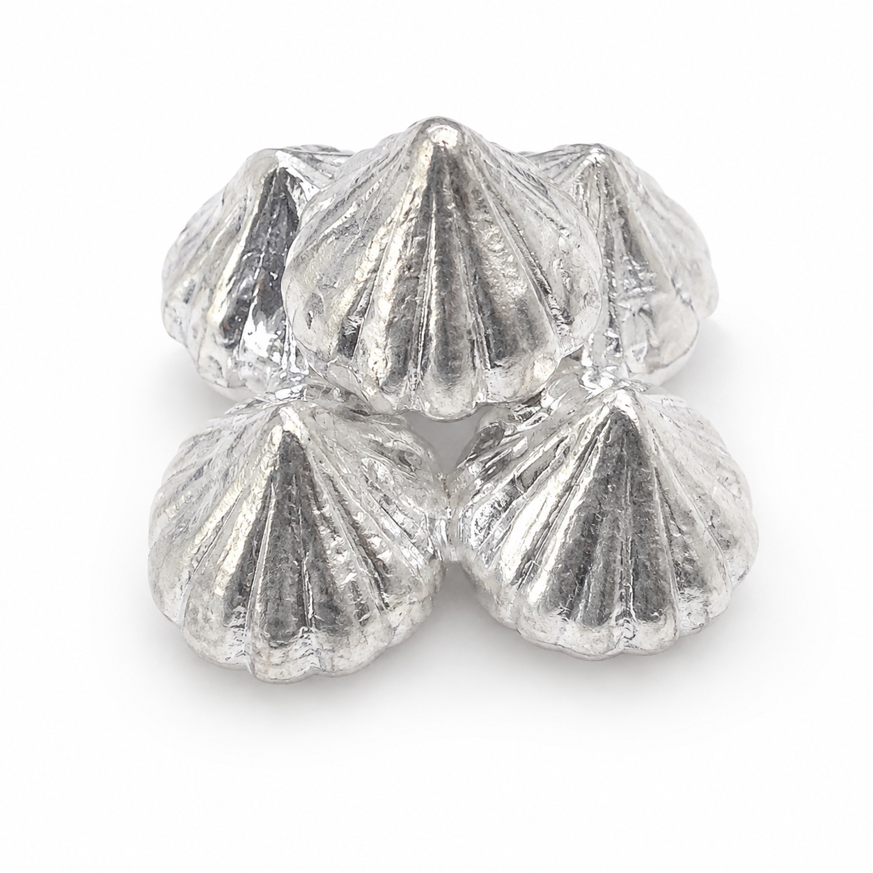 925 Sterling Silver Modak Cluster for Ganpati Bappa - 3 cm - Primary product view